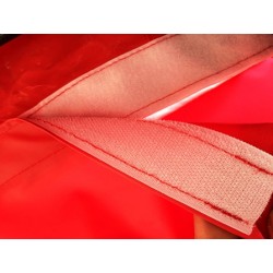 Gouttière barnum pliant 4.5 m rouge – Étanche – Polyester 300 g/m² – Velcro