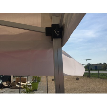 Gouttière 6 m de liaison pour barnum pliant  – Blanc – 100% étanche – Fixation velcro