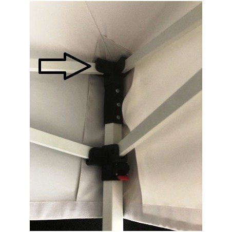 Pièce fixe de liaison d'angle