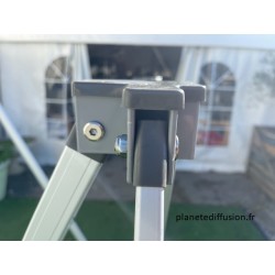 Barres de Cisaillement 1410 mm – Lot de 2 (1 Ciseau) – Compatible Barnums 3x3, 3x4.5, 3x6 – ALU 50/55 mm