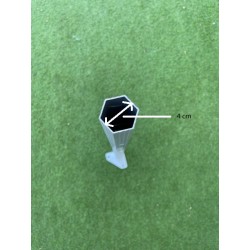 Bas de pied pour tente pliante 50/55 mm hexagonale – Compatible 2×3, 3×3, 3×4.5, 3×6 m