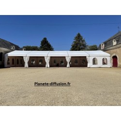 Chapiteau PRO Aluminium 10 m – Modulable & homologué BVCTS