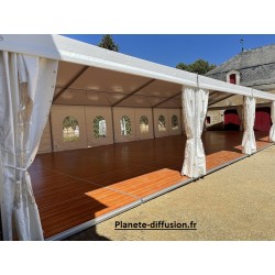 Chapiteau PRO Aluminium 10 m – Modulable & homologué BVCTS
