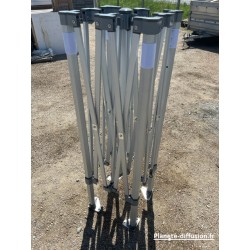 Barnum pliant professionnel 2,5x2,5 m Alu 55 mm M2