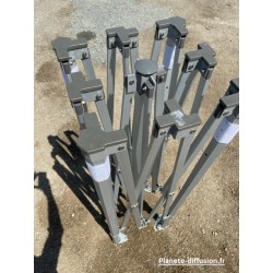 Barnum pliant professionnel 2,5x2,5 m Alu 55 mm M2