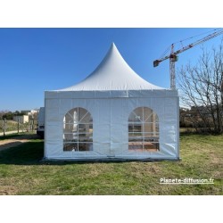 Bâche de Toit Blanche 5x5 m pour Pagode | Planète Diffusion