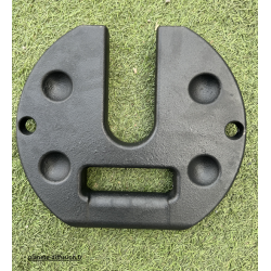 Poids de Lestage 15 kg pour Tente Pliante – Fonte Noire Anti-Corrosion