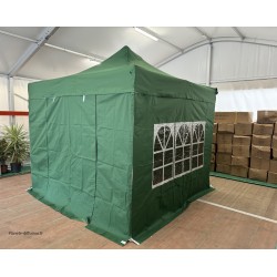 Barnum Pliant vert Acier 32 mm 3x3 m – PVC 450 g/m²