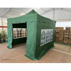 Barnum Pliant vert Acier 32 mm 3x3 m – PVC 450 g/m²