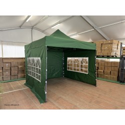 Barnum Pliant vert Acier 32 mm 3x3 m – PVC 450 g/m²