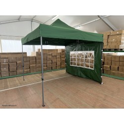 Barnum Pliant vert Acier 32 mm 3x3 m – PVC 450 g/m²