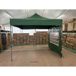 Barnum Pliant vert Acier 32 mm 3x3 m – PVC 450 g/m²