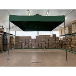 Barnum Pliant vert Acier 32 mm 3x3 m – PVC 450 g/m²