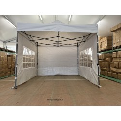 Barnum Pliant blanc Acier 32 mm 3x3 m – PVC 450 g/m²