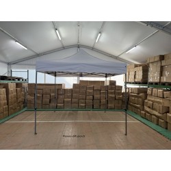 Barnum Pliant blanc Acier 32 mm 3x3 m – PVC 450 g/m²