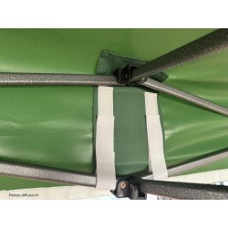 Barnum Pliant vert Acier 32 mm 3x3 m – PVC 450 g/m²