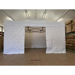 Barnum Pliant Acier 32 mm 3x4,5 m Blanc – PVC 450 g/m²