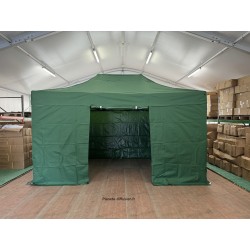 Barnum Pliant Acier 32 mm 3x4,5 m Vert – PVC 450 g/m²