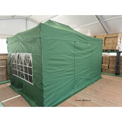 Barnum Pliant Acier 32 mm 3x4,5 m Vert – PVC 450 g/m²