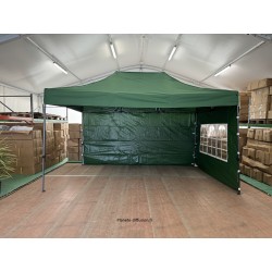 Barnum Pliant Acier 32 mm 3x4,5 m Vert – PVC 450 g/m²