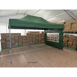 Barnum Pliant Acier 32 mm 3x4,5 m Vert – PVC 450 g/m²