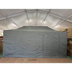 Barnum Pliant Acier 32 mm 3x6 m Gris – PVC 450 g/m²