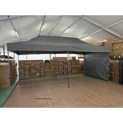 Barnum Pliant Acier 32 mm 3x6 m Gris – PVC 450 g/m²