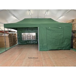 Barnum Pliant Acier 32 mm 3x6 m Vert – PVC 450 g/m²