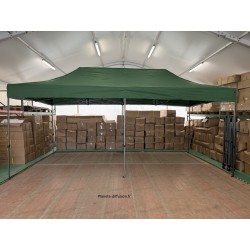 Barnum Pliant Acier 32 mm 3x6 m Vert – PVC 450 g/m²