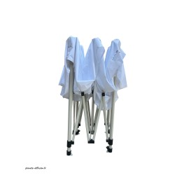 Toile beige étanche et renforcée du barnum pliant 3x3 m