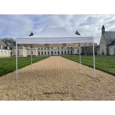Bâche de toit tente pliante PVC 520 g imperméable certifiée M2
