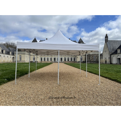 Toit de barnum adapté aux stands professionnels