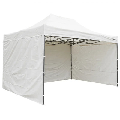 Barnum Pliant Acier 32 mm 3x4,5 m Blanc – PVC 450 g/m²