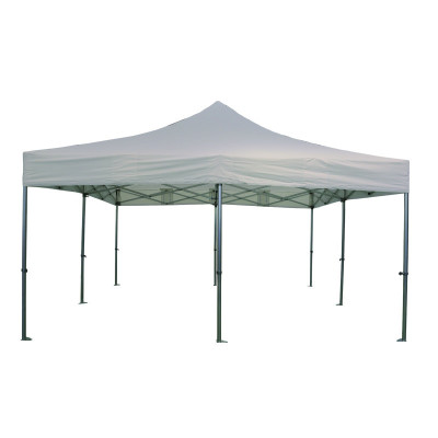 Pied d’angle professionnel Aluminium Ø55 mm avec bas de pied – Tente pliante 5×5 m