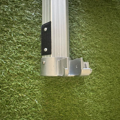 Pied d’angle professionnel Aluminium Ø55 mm avec bas de pied – Tente pliante 3×3 m