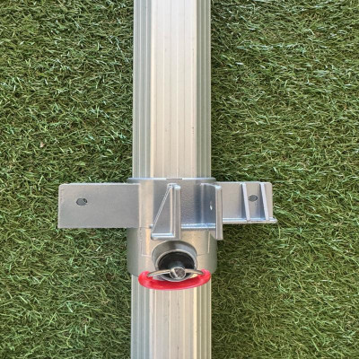 Pied central professionnel Aluminium Ø55 mm avec bas de pied – Tente pliante 3 × 3 m  3 × 4,5 m  3 × 6  m