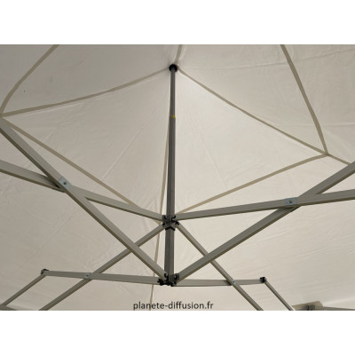 Mât complet pour barnum pliant – Gamme Alu Pro 55 | Haut + Bas de mât