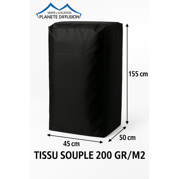 Housse 2x3 m de protection pour barnum – Polyester 200 g/m² PVC – Compatible acier & alu