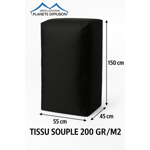 Housse 3x4.5 m de protection pour barnum – Polyester 200 g PVC – Compatible acier & alu