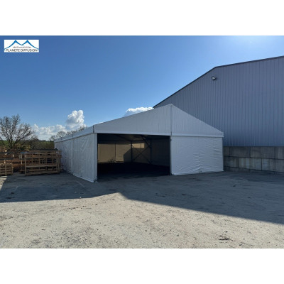 Chapiteau PRO Aluminium 10 m – Modulable & homologué BVCTS