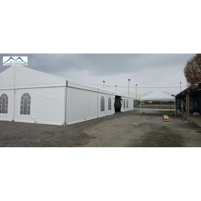 Chapiteau PRO Aluminium 10 m – Modulable & homologué BVCTS