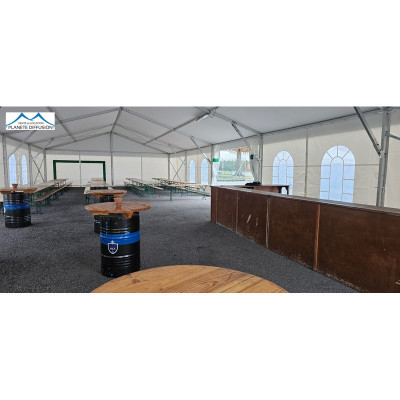 Chapiteau PRO Aluminium 10 m – Modulable & homologué BVCTS