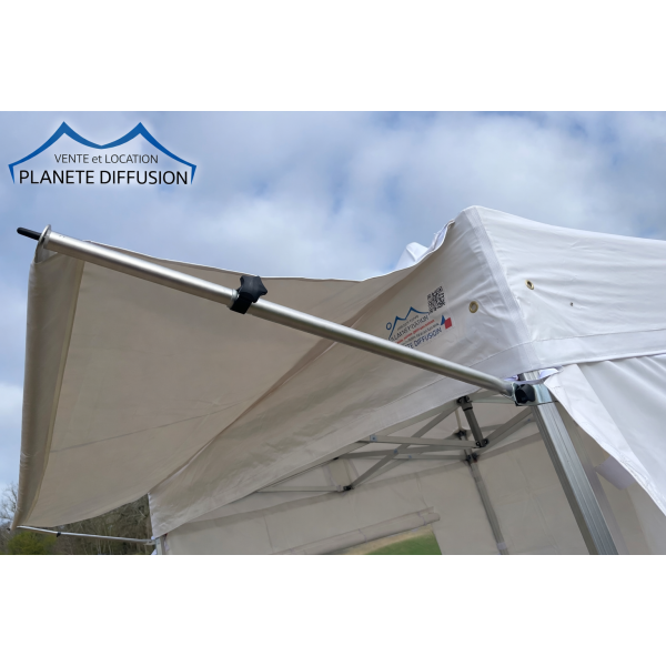 Casquette d’extension 3 m professionnelle pour barnum