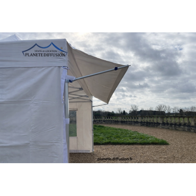Casquette blanche pour tente pliante 4,5 m