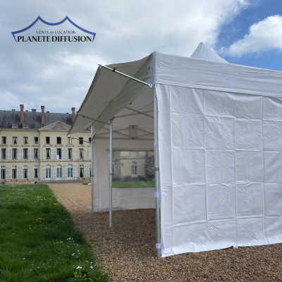 Auvent d’extension pour barnum – surface abritée supplémentaire