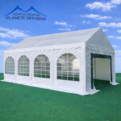 Bâche PVC 500 g classée M2 anti-feu pour une sécurité renforcée.