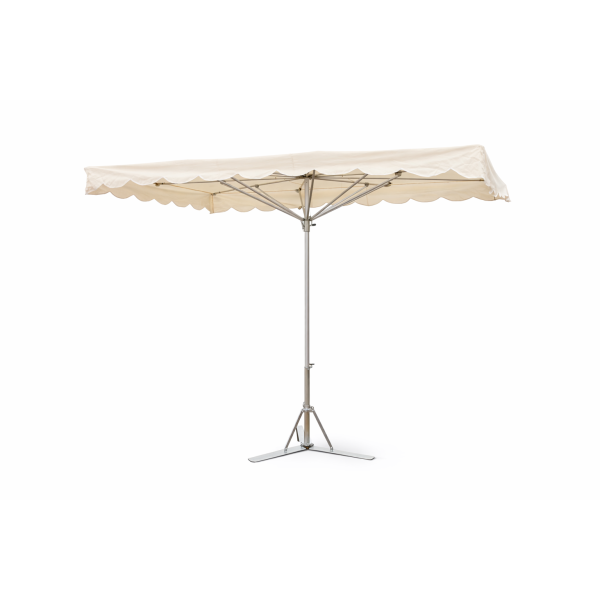 Toile seule écru pour parasol forain 300 × 200 cm – 10 baleines