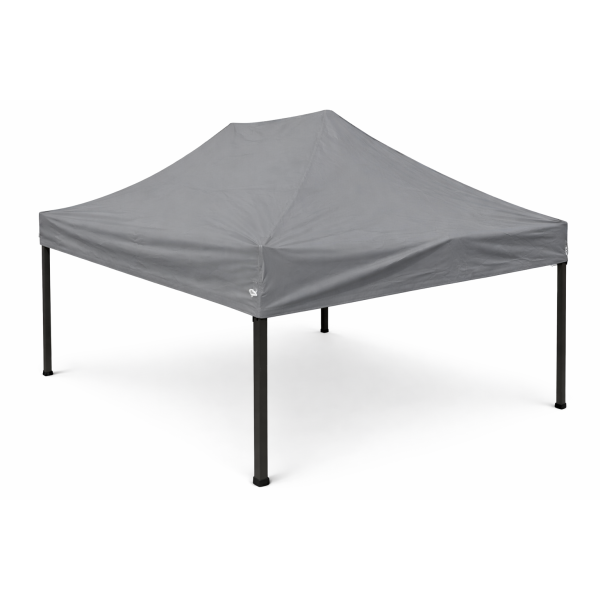 Bâche de toit 2 x 3 m grise 380 g/m² enduit PVC pour tente pliante