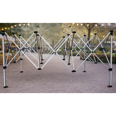 Barnum pliant alu 45 mm 3x4.5 m BLANC – EN PRÉCOMMANDE -10% + livraison gratuite