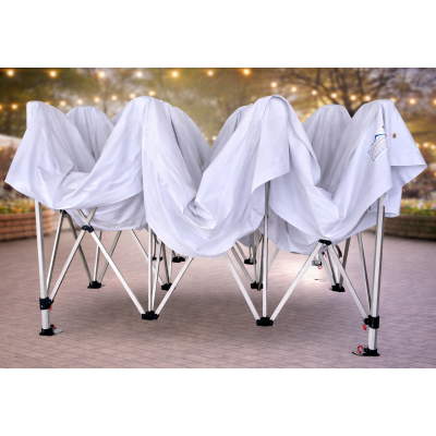 Barnum pliant alu 45 mm 3x4.5 m BLANC – EN PRÉCOMMANDE -10% + livraison gratuite